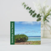 grietwater van de nauru briefkaart (Staand voorkant)