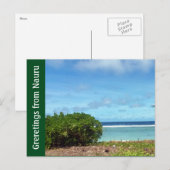 grietwater van de nauru briefkaart (Voorkant / Achterkant)