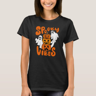 Griewelige Stemming Geest Griezelen Pompengesicht  T-shirt