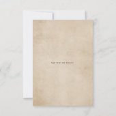 Griewelijke fout gotisch skelet Halloween baby ver Bedankkaart (Achterkant)