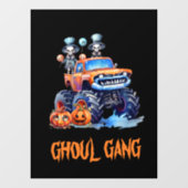 Griezelbende enge Halloween-venstersticker Raamsticker (Vel)