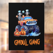 Griezelbende enge Halloween-venstersticker Raamsticker (Vel 2)