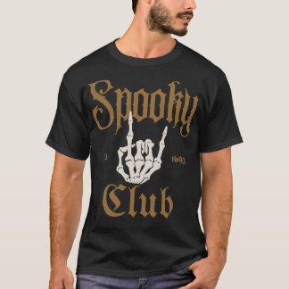 Griezelclub Opgericht 1693 Prettig Halloween Feest T-shirt