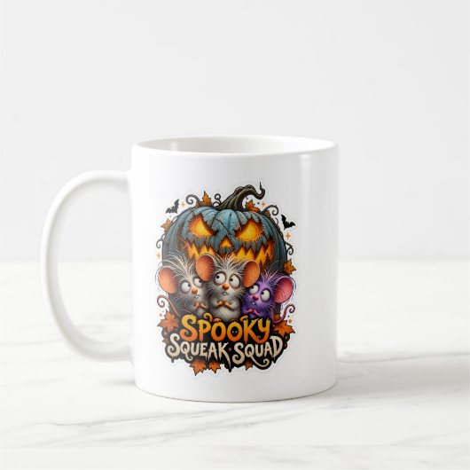 🎃🐭 Griezeldiepgroep Halloween Mok ☕👻 (Links)