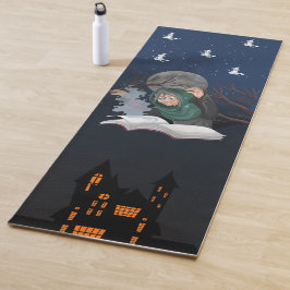Griezeldijke Heks & Spoken Huis Halloween Yogamat