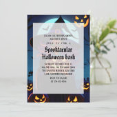 Griezeldossier Gotische Halloween-feest Kaart (Staand voorkant)