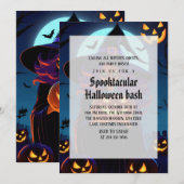 Griezeldossier Gotische Halloween-feest Kaart (Voorkant / Achterkant)