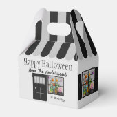Griezelhuis Halloween Feest Bedankdoosjes (Voorkant Zijde)