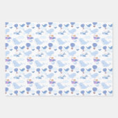 griezelig avontuurpatroon van babyjongen inpakpapier vel (Voorkant 3)