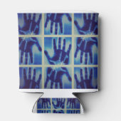 griezelig blauw blikjeskoeler (Achterkant)