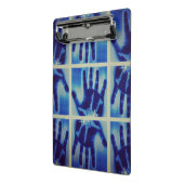 griezelig blauw notitieboek mini klembord (Angled2)