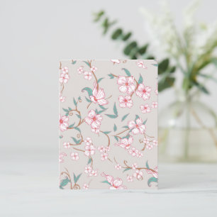 Griezelig Bloemen Patroon 6 Briefkaart