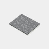Griezelig Bloemenpatroon 3 Post-it® Notes (Schuin)