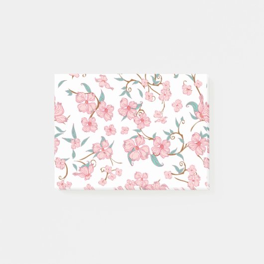 Griezelig Bloemenpatroon Post-it® Notes (Voorkant)