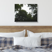 Griezelig bos canvasprint canvas afdruk (Insitu (Slaapkamer))