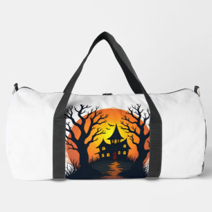 Griezelig bos � Eng Halloween-natuur T-shirt Plunjezak