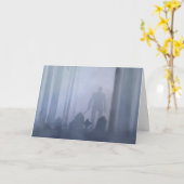 Griezelig Bos op Halloween Kaart (Gele Bloem)