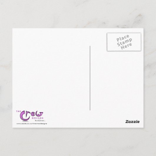 griezelig briefkaart (Achterkant)