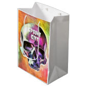 Griezelig cadeau. medium cadeauzakje (Voorkant Gekanteld)