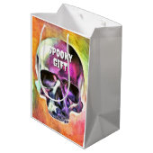 Griezelig cadeau. medium cadeauzakje (Achterkant Gekanteld)