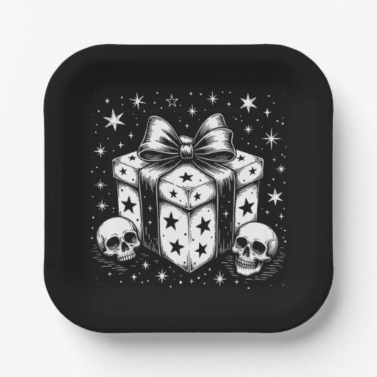 Griezelig Cadeau Papieren Bordje (Voorkant)
