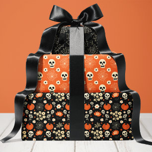 Griezelig Chic Halloween Inpakpapier Vel