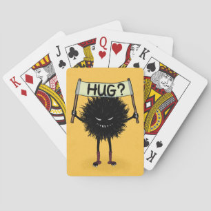 Griezelig Cute Boosaardig Karakter Knuffel  Pokerkaarten