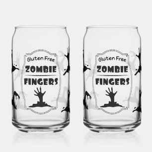 Griezelig Cute Gotische Feestbeker voor Halloween  Blikvorm Glas