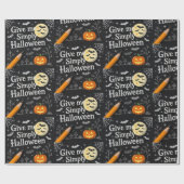 Griezelig & Cute Halloween Inpakpapier (Vlak)