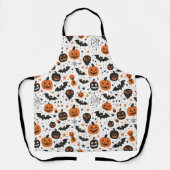 Griezelig Cute Halloween Keuken Schort (Voorkant)
