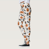Griezelig Cute Halloween Patroon Leggings (Links)