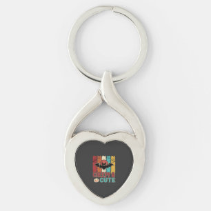 Griezelig Cute Halloween Vleermuis Retro Grafisch Sleutelhanger