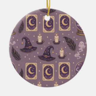 Griezelig Cute Kristallen Bollen Keramiek Ornament