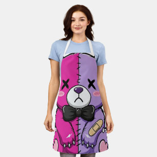 Griezelig Cute Pastel Goth Beer Apron Schort