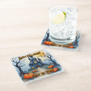 Griezelig Cute Trendy Halloween Collectie Glazen Onderzetter