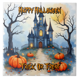 Griezelig Cute Trendy Halloween Collectie Tegeltje