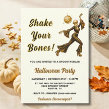 Griezelig Dansend Skelet Halloween