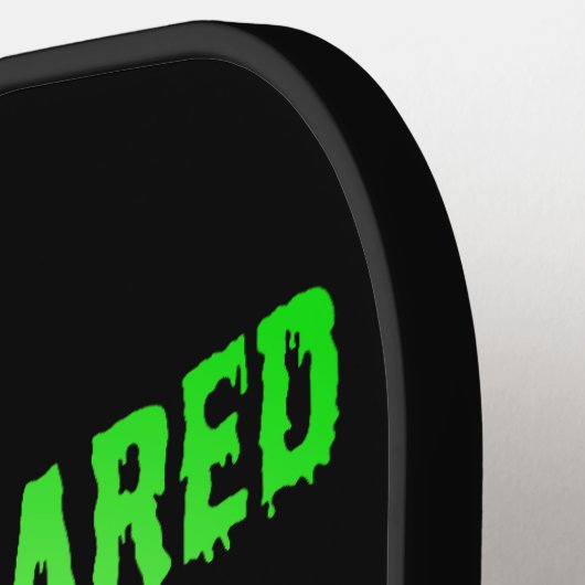 Griezelig Dont be Scared... RENNEN Pickleball Paddle (Links Detail)