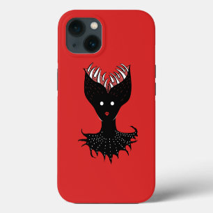 Griezelig Duivel Meisje Donkere Gotische Karakter iPhone 13 Hoesje