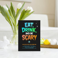 Griezelig 'Eet, Drink en Wees eng' Halloween-feest