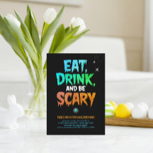 Griezelig 'Eet, Drink en Wees Griezelig' Halloween