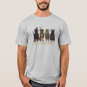 Griezelig En Beest Halloween T-shirt (Voorkant)