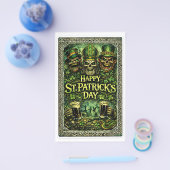 Griezelig en donker St.Patrick's Day ontwerp Flyer (Enkel)