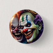 griezelig eng clowns horror collectible ronde button 3,2 cm (Voorkant)