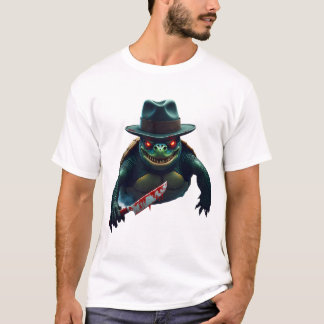 Griezelig eng Halloween Schildpad T-shirt