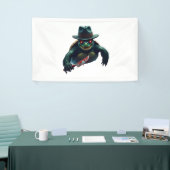 Griezelig eng Halloween Schildpad T-shirt Spandoek (Beurs)