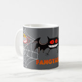 Griezelig Fangtastisch Halloween-feest Koffiemok (Voorkant links)