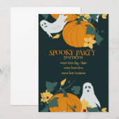 Griezelig feest kaart (Voorkant / Achterkant)