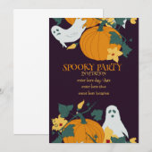 Griezelig feest kaart (Voorkant / Achterkant)