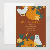 Griezelig feest kaart (Voorkant / Achterkant)